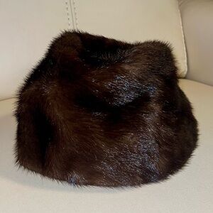 Vintage Christian Dior Chapeaux Mink Fur Hat